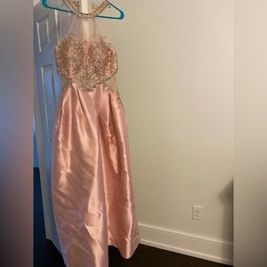 Pink prom dress